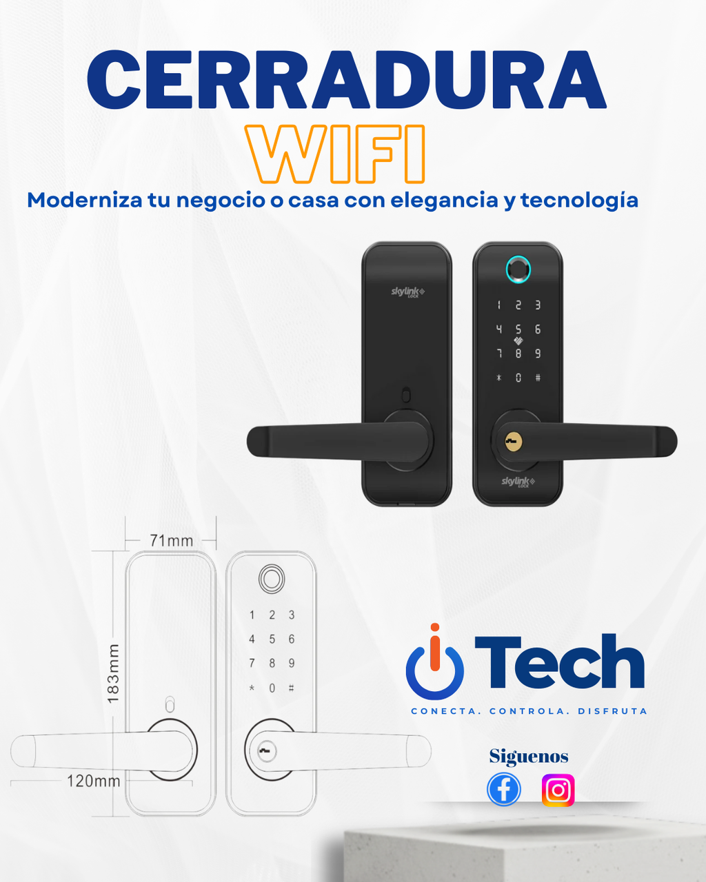 Cerradura inteligente Skylink SK-i7