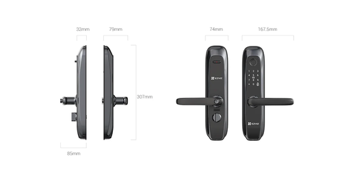 Cerradura EZVIZ CS-L2S — dimensiones